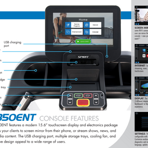 SPIRIT CT850ENT TREADMILL