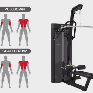SPIRIT DUAL LAT PULLDOWN / SEATED ROW