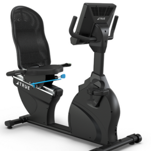 TRUE FITNESS PERFORMANCE SERIES RECUMBENT BIKE W/ EMERGE CONSOLE