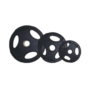 LIFE SPORT OLYMPIC RUBBER GRIP PLATE 25LB