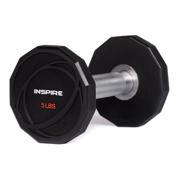 INSPIRE 10 LB URETHANE DUMBBELL