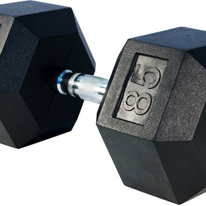 LIFE SPORT RUBBER DUMBBELL 85LB