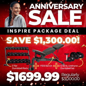 INSPIRE URETHANE DUMBBELL PACKAGE