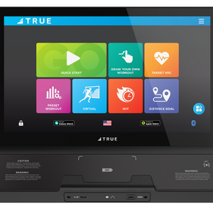 TRUE APEX SERIES UPRIGHT BIKE W/ UNITE 22" CONSOLE