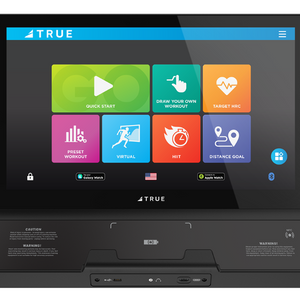 TRUE APEX SERIES RECUMBENT BIKE W/ UNITE 22" CONSOLE