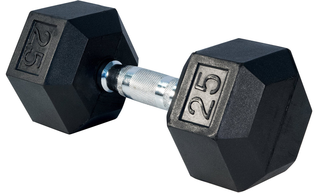 スポーツ 25 kg dumbbells LIFE SPORT RUBBER DUMBBELL 25LB